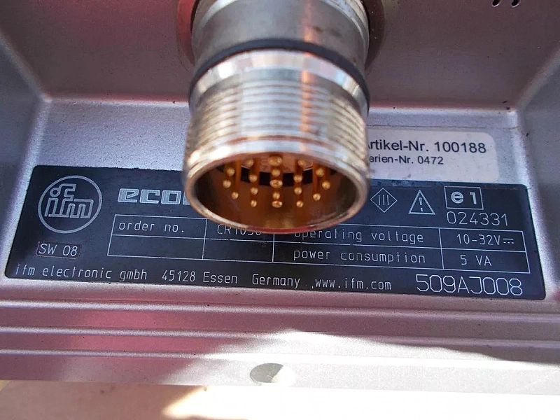 Wyświetlacz Sterowanie Ecomat 100 IFM Cr1050 Pdm360