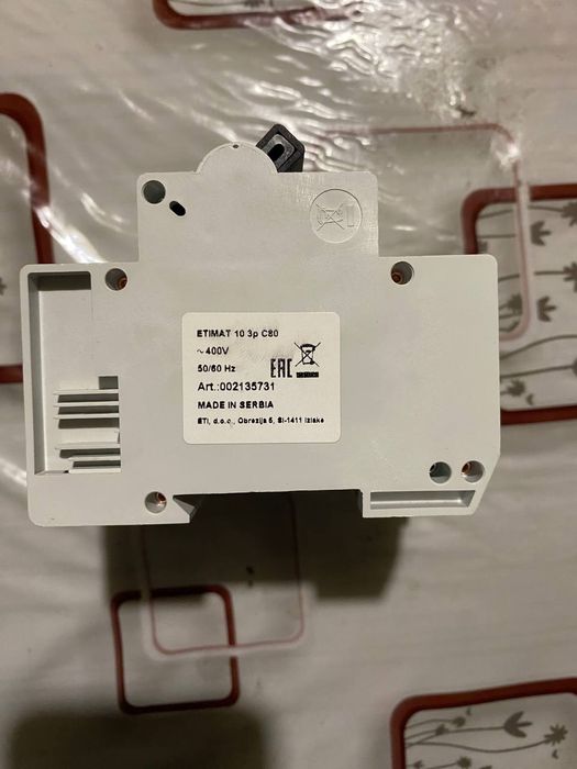 Автоматический выключатель Etimat 10 3p C80