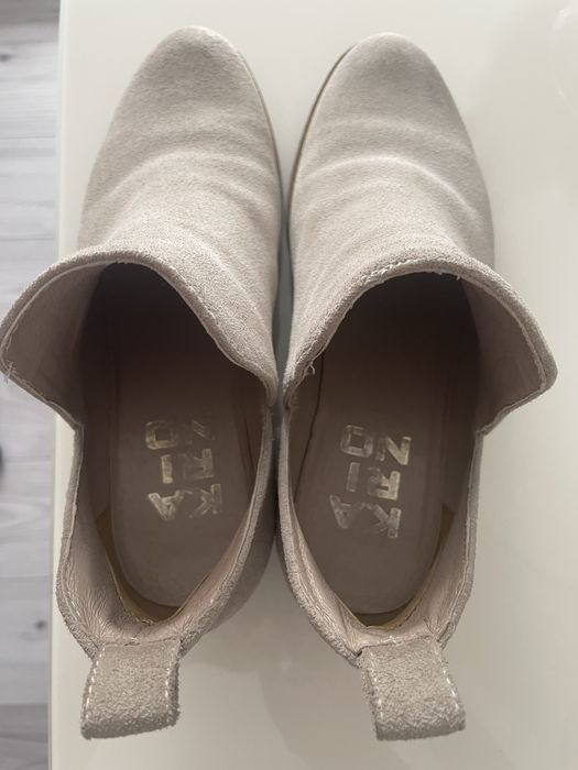 Botki Karino zamszowe.