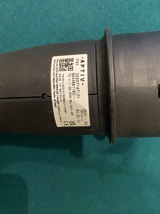 Cabo de carregamento para carro electrico T2 - 5 metros -  - como novo