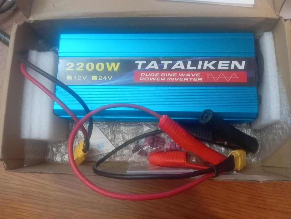 Інвектор TATALIKEN (перетворювач напруги з 12 V на 220V)