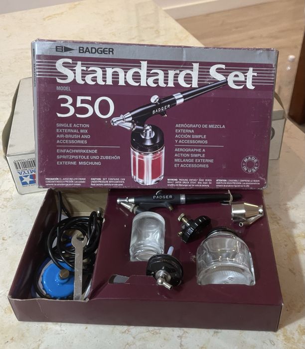 Aerógrafo Badger Model 350 Standard Set.
