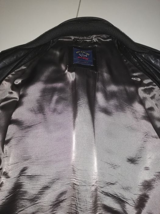 Blusão em pele genuína Paul&Shark T-XL