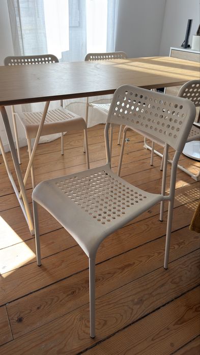 Mesa IKEA com tampo ANFALLARE + 4 cadeiras ADDE