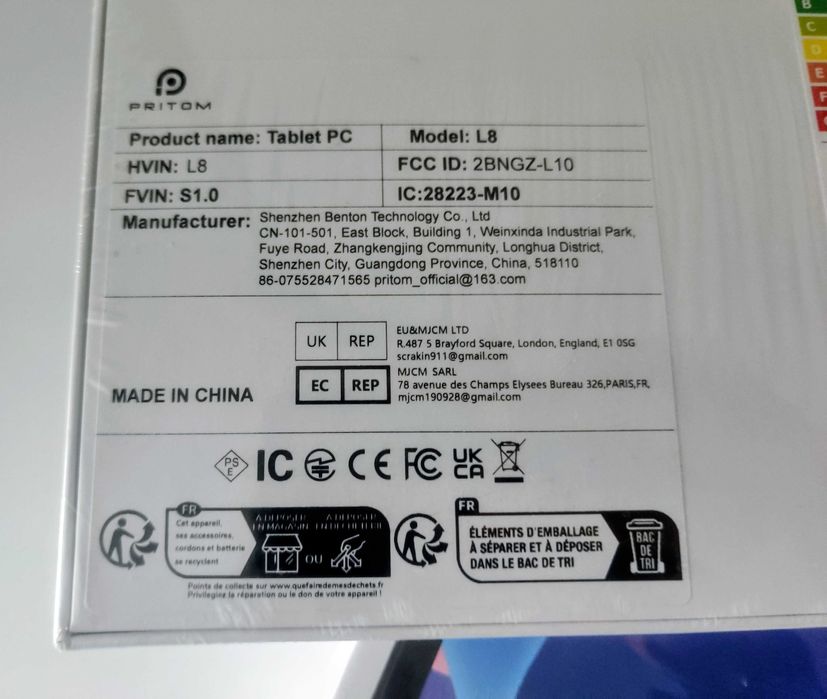 Якісний планшет 8/64ГБ Pritom Tab 8 PLUS New Android + подарунок