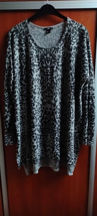 Ładna Duża Tunika oversize H&M w panterkę L stan idealny