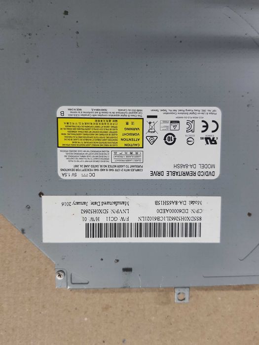 Привод DVD/CD, дисковод Model DA-8A6SH
