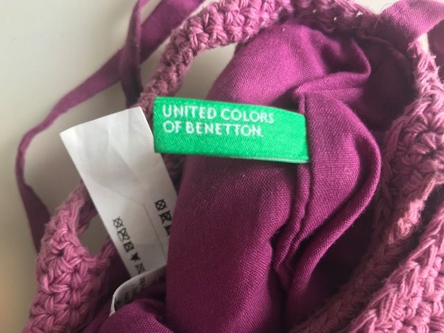 Bolsa em crochet Benetton menina
