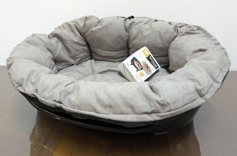Ferplast Legowisko dla Psa Kota Siesta Deluxe Rozmiar 10 96x71x32cm Beżowe Zestaw