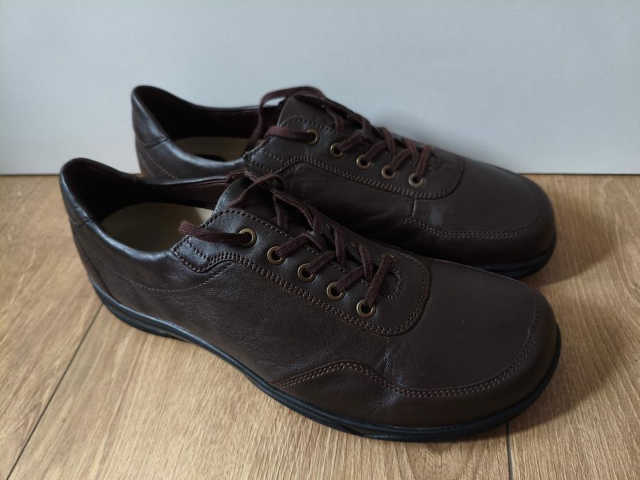 Buty Dansko Ara Extra Weit półbuty skórzane męskie brązowe 45 29cm