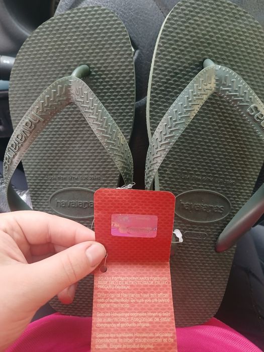Chinelos havaianas tam 37/38 NOVOS