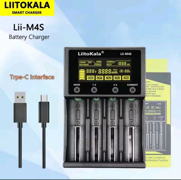 Liitokala Lii-M4S Lii M4S зарядне 18650