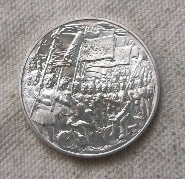 500 лір 1978р. "Праця" Сан - Марино, СРІБЛО.