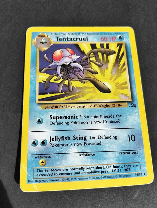 Cartas Pokémon originais: Coleção Fóssil