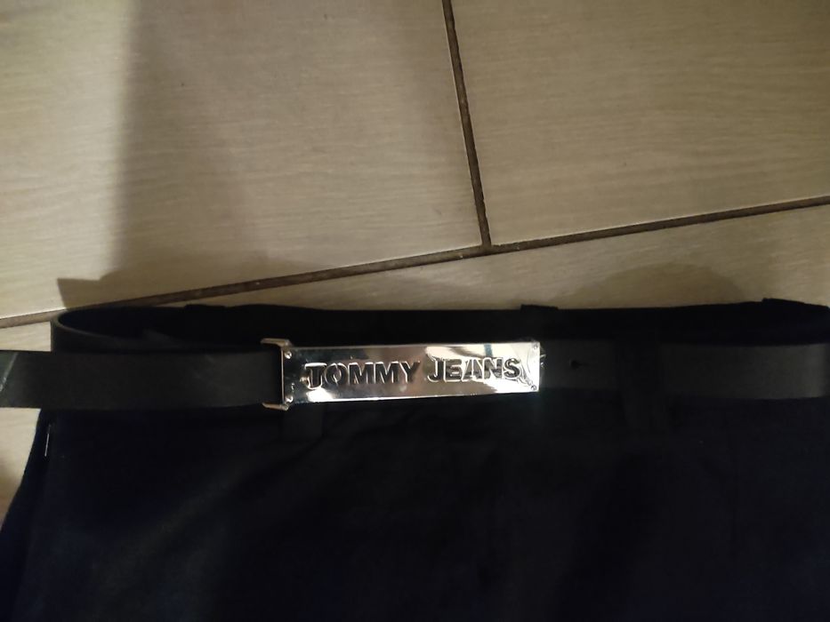 Tommy Jeans pasek damski skórzany