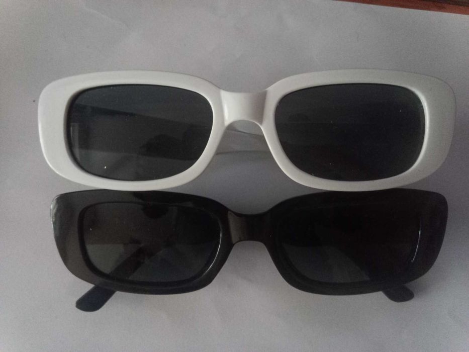 сонцезахисні окуляри.очки.чорні.білі.