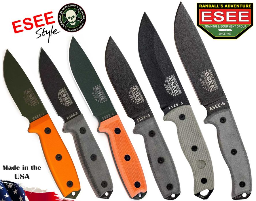 Ніж ESEE model 3, 4, 5, 6 (USA)