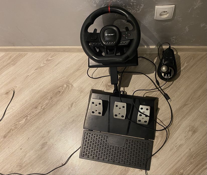 Kierownica Tracer + pedały + skrzynia biegów | komplet | PC/PS3/PS4