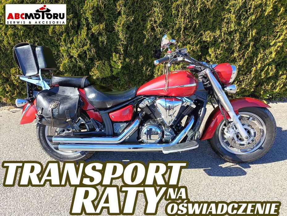 Yamaha XVS 1300 Midnight Star, 2009 r. UBRANA, transport, raty na oświadczenie!