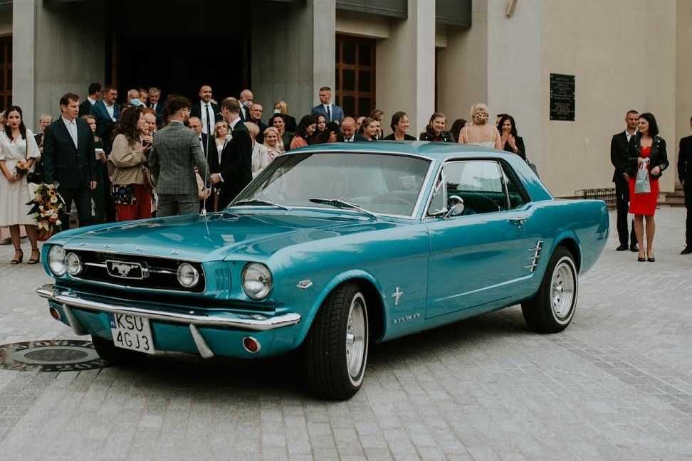 Zabytkowy samochód do Ślubu! Auto do ślubu Mustang 1966 - Klasyk!