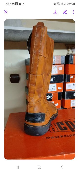 Kacper Global! kozaki Skóra! Polski Ptoducent!