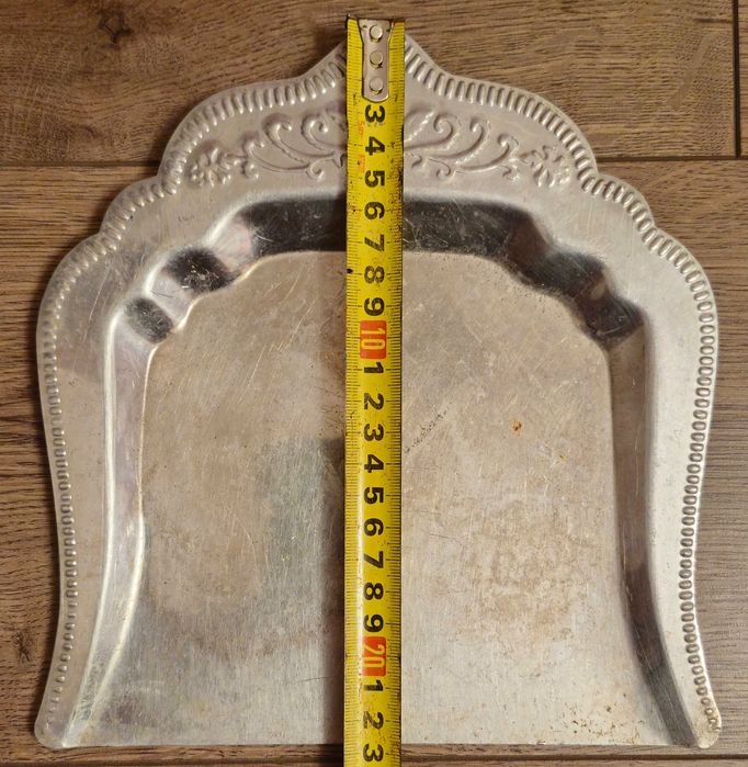 Винтажный алюминиевый совок КЛЕЙМО