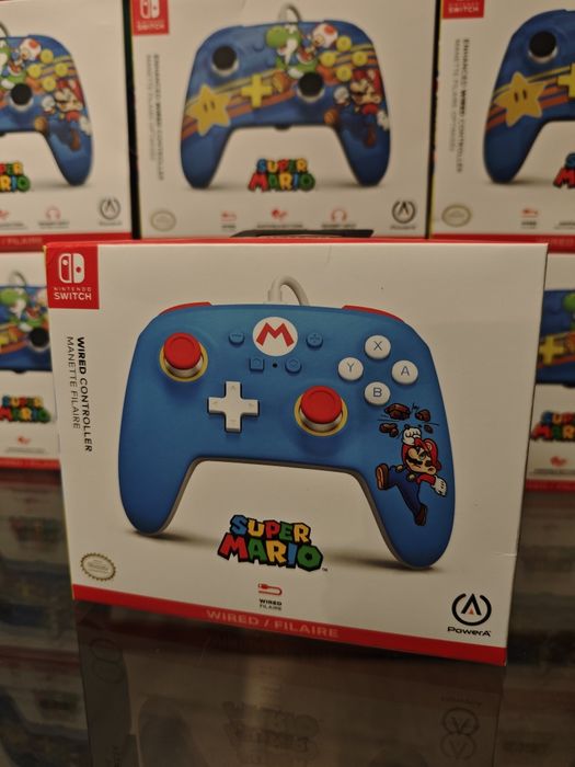 Nintendo Switch comando com fio Selado Edição Mushroom Kingdom Friends