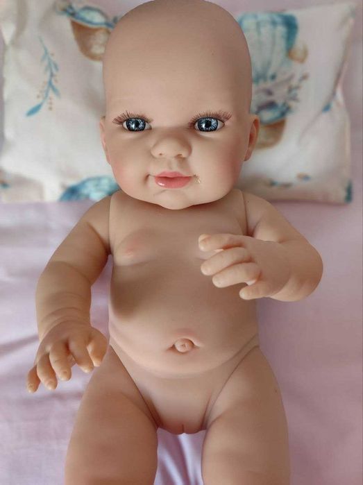Лялька пупс без одягу дівчинка реборн Nines d`Onil, 37 см
