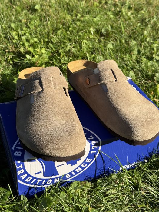 Шльопанці сабо клоги биркеншток Birkenstock boston биркеншток шкіряні