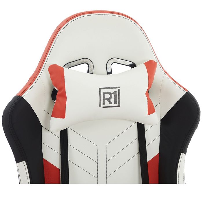 Fotel Gamingowy EXTREME R1 Red z Podnóżkiem dla Gracza i Biura