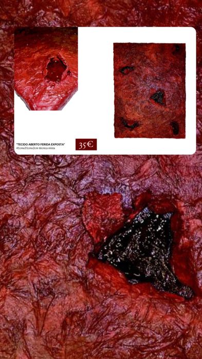 Obra de arte. Quadro do projeto ROTTING