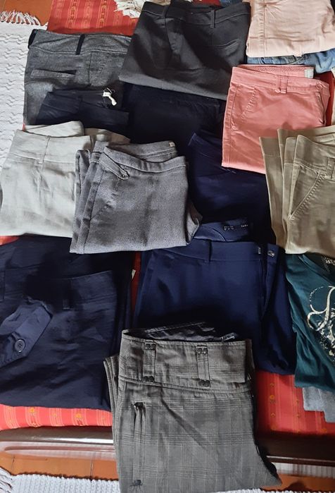 12 calças classicas 4 camisas