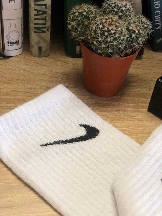 12 ПАР 250ГРН! Носки мужские демисезонные спортивные высокие Nike Найк