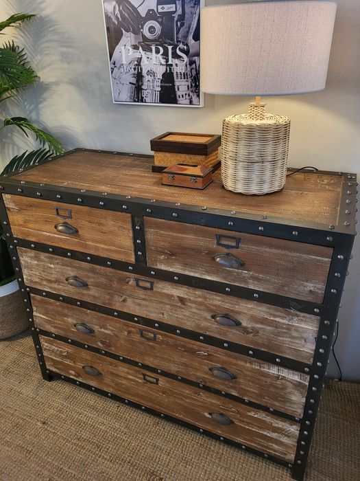 comoda, consola, aparador, industrial, area, rustico