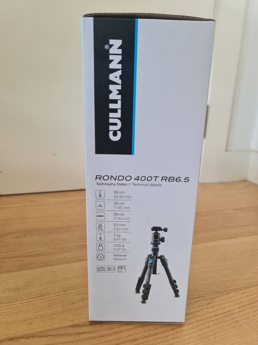 Tripé de alumínio Rondo 400T