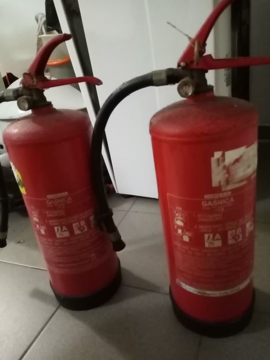 Gaśnica 6kg zestaw 2sztuki