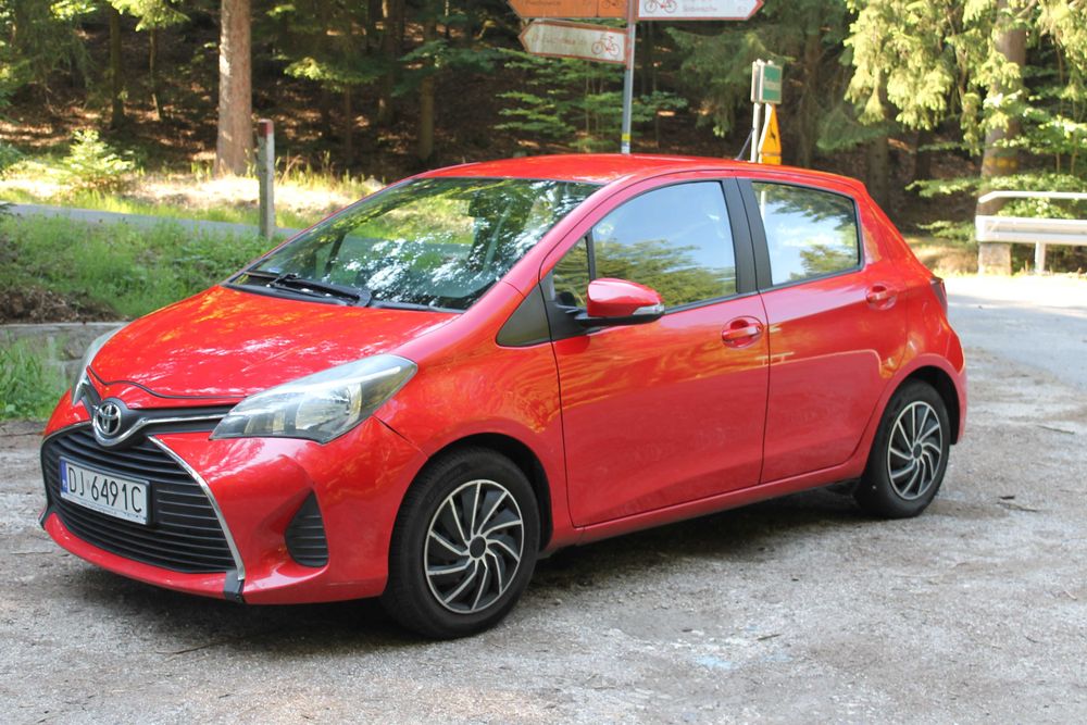 Toyota Yaris 2016r 5 Drzwi Benzyna + Gaz KLIMATYZACJA Zadbana LPG