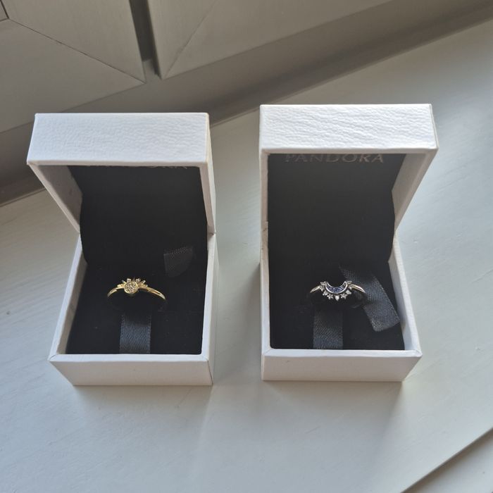 Anel Pandora Celestial Sparkling Sun Ring