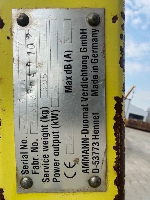 zagęszczarka gruntu Ammann AVH 4020 sprawna silnik do poprawy