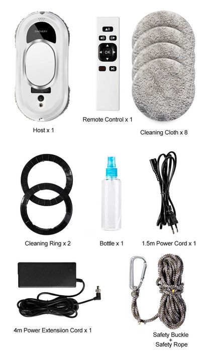 Новый оригинал Робот-пылесос мойщик окон Chovery CL1 для мытья окон