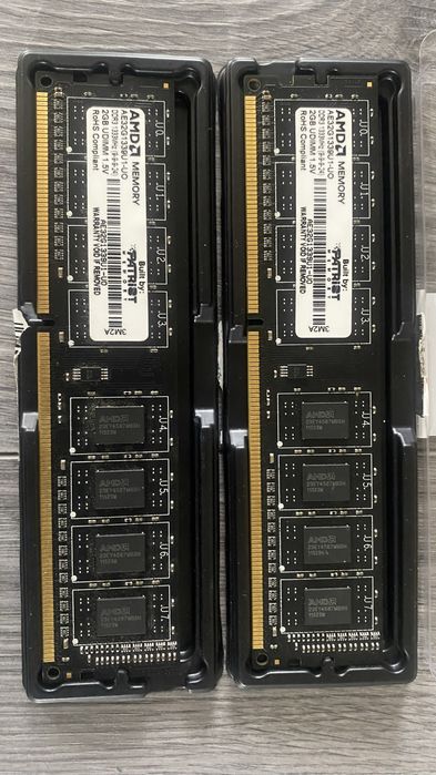 Оперативная память 2 по 2 гб