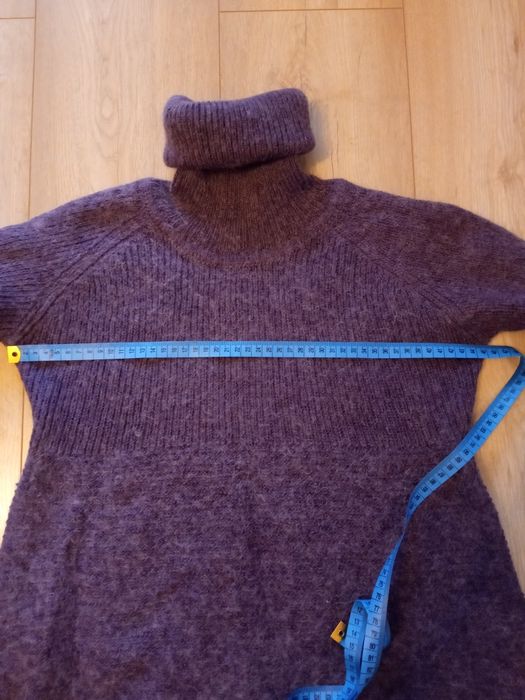 Sweter golf wełniany M/L