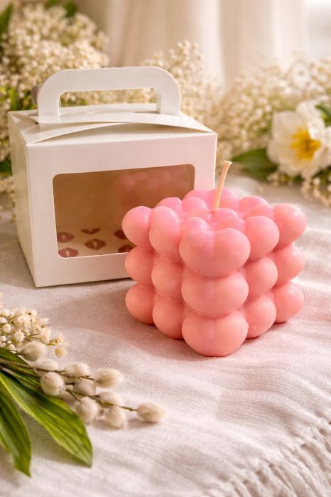 Соєві свічки ручної роботи до Пасхи