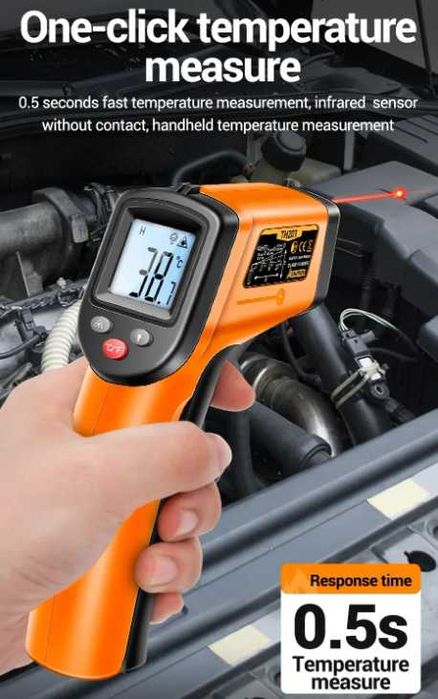 Termómetro digital Temperatura Infravermelho -50c a +400c