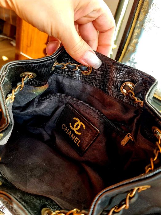 Сумка мешок Chanel Шанель черная