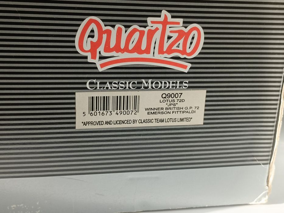 Lotus 72d 1:18 quartzo Formuła