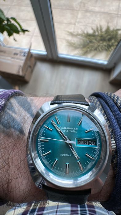 Caravella by Bulova Set-O-Matic NOS