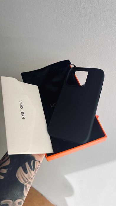 Case exclusive Iphone 15 PRO Skóra wbudowany MAGSAFE