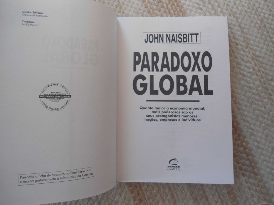 Paradoxo Global por John Naisbitt