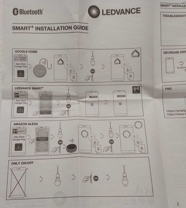Светодиодные лампы SMART+ A60 E27 6W 230V Ledvance